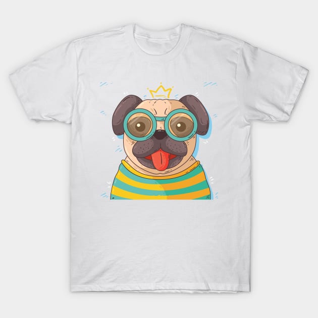 pug dog T-Shirt by This is store